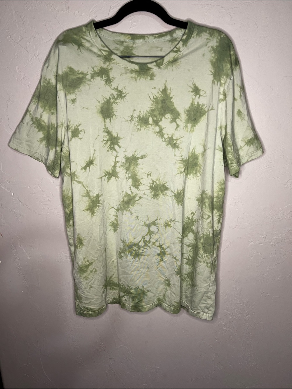 Lululemon The Fundamental T Wash Tide Shibori Arctic Mint Green Dye T-Shirt - Picture 2 of 10